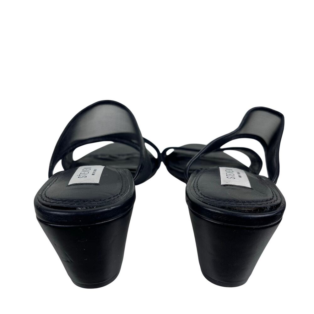 Steven by Steve Madden black block heel sandals Size 8 - Picture 3 of 6